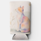 Stille Katze im Mondlicht Seltzer Blikjeskoeler (Voorkant)