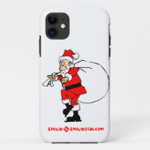 stille kerstman Case-Mate iPhone case (Achterkant)