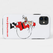 stille kerstman Case-Mate iPhone case (Achterkant (horizontaal))