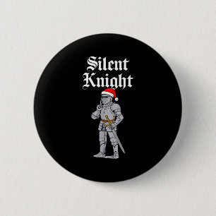 Stille Kerstman Ridder Kerst Middeleeuwse Kostuum  Ronde Button 5,7 Cm