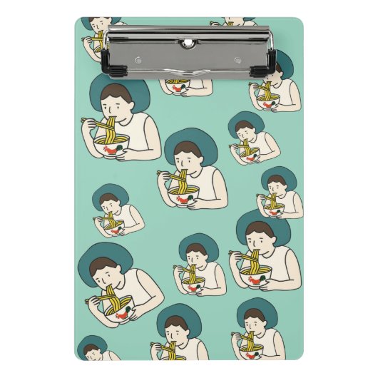 Stille Kip Noodle Mini Klembord (Voorkant)