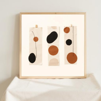 Stille Kracht – Abstract Vrouwelijke Lijnkunst XII Poster