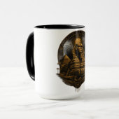 Stille Kracht | Great Sphinx Egypte Design Mok (Voorkant links)