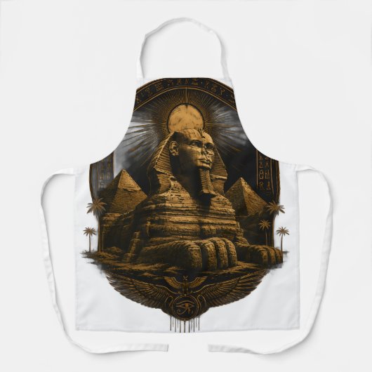 Stille Kracht | Great Sphinx Egypte Design Schort (Voorkant)
