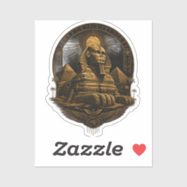 Stille Kracht | Great Sphinx Egypte Design Sticker