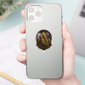 Stille Kracht | Great Sphinx Egypte Design Sticker (Telefoon)