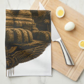 Stille Kracht | Great Sphinx Egypte Design Theedoek (Quarter Fold)