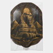 Stille Kracht | Great Sphinx Egypte Design Theedoek (Verticaal)
