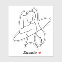 Stille Kracht Minimalistische Vrouw Lijnkunst
