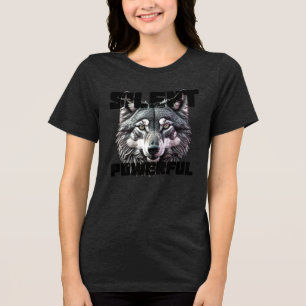 Stille krachtige Tri-Blend shirt