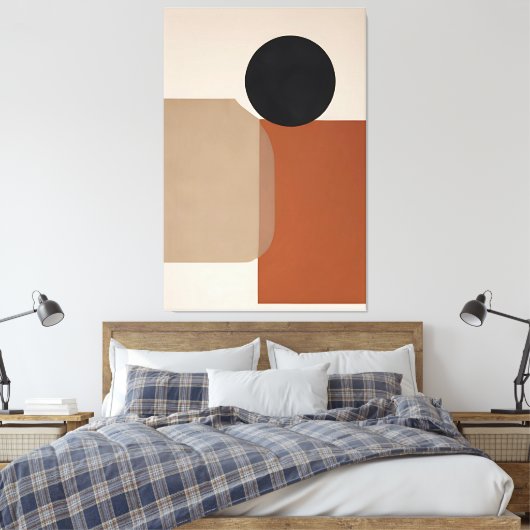 stille kruising canvas afdruk (Insitu (Slaapkamer))