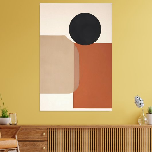 stille kruising canvas afdruk (Insitu (Woonkamer))