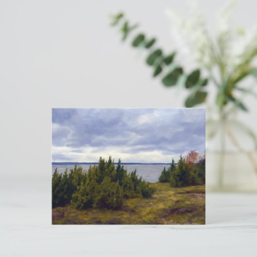 Stille kust van Vormsi Briefkaart (Staand voorkant)