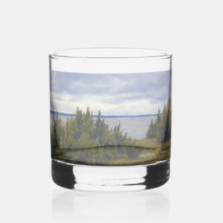 Stille kust van Vormsi Whisky Glas