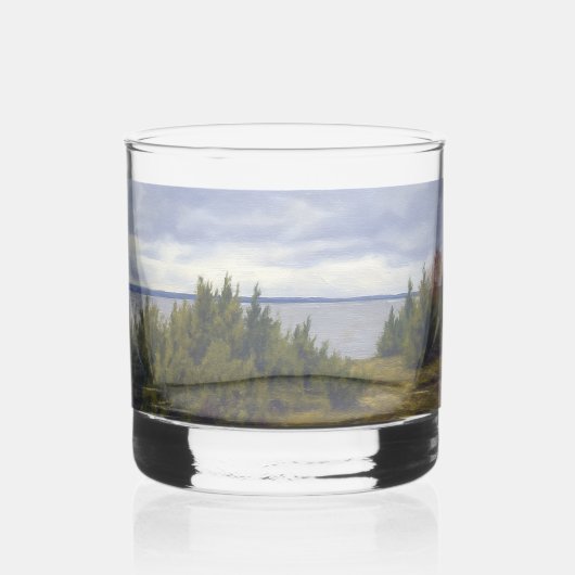 Stille kust van Vormsi Whisky Glas (Voorkant)