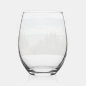 Stille kust van Vormsi Wijnglas Zonder Voet (Achterkant)