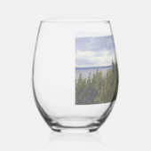 Stille kust van Vormsi Wijnglas Zonder Voet (Rechts)