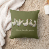 Stille Kwak: Witte Eend Sterrennacht Gans Kussen (Deken)