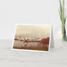 Stille Lake Superior Marina met zeilboten