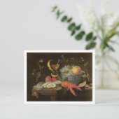 stille levenscyclus met fruit en schelpdieren, 165 briefkaart (Staand voorkant)