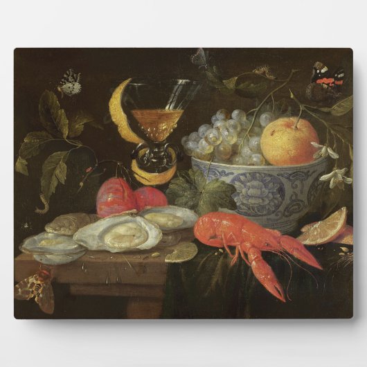 stille levenscyclus met fruit en schelpdieren, 165 fotoplaat (Voorkant)