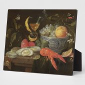 stille levenscyclus met fruit en schelpdieren, 165 fotoplaat (Zijkant)