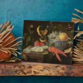 stille levenscyclus met fruit en schelpdieren, 165 fotoplaat (Zijkant)