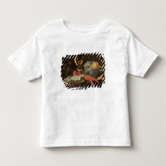 stille levenscyclus met fruit en schelpdieren, 165 kinder shirts (Voorkant)
