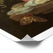 stille levenscyclus met fruit en schelpdieren, 165 poster (Hoek)