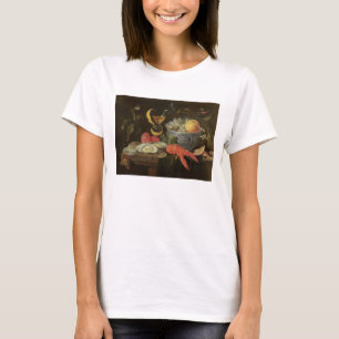 stille levenscyclus met fruit en schelpdieren, 165 t-shirt