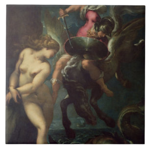 stille levenscyclus van vis, c.1670-80 (olie op do tegeltje