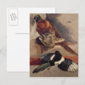 stille levensduur van het spel, c.1812-16 briefkaart (Voorkant / Achterkant)