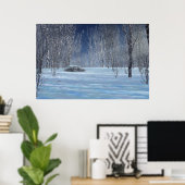 Stille Licht Afdruk Poster (Thuiskantoor)
