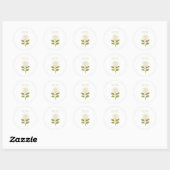 stille liefde ronde sticker (Vel)