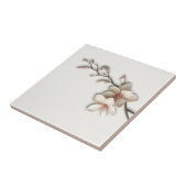 Stille Luxe Botanische Magnolia Tegeltje (Zijkant)