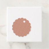 Stille Luxe Ontwerper Patroon Tote Tas Bedankjes Labels (In situ)