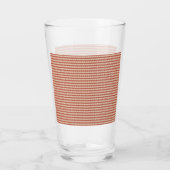 Stille Luxe Ontwerper Patroon Tote Tas Glas (Achterkant)