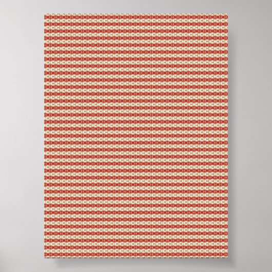Stille Luxe Ontwerper Patroon Tote Tas Poster (Voorkant)