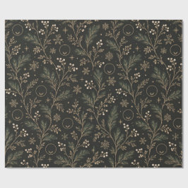 Stille Luxe Winter Monogram Inpakpapier