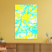 Stille Maatschappij Canvas Afdruk (Insitu (Woonkamer))