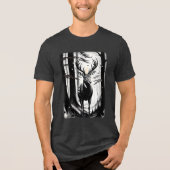 Stille Majesteit in het Bos Tri-Blend Shirt (Voorkant)