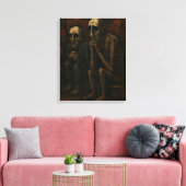 "Stille Metgezellen" | Kubistisch & Expressionisti Canvas Afdruk (Insitu (Woonkamer))
