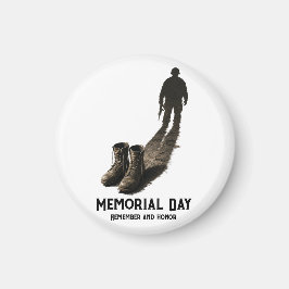 Stille Moed – Herdenking Memorial Day Soldaat Scha Magneet