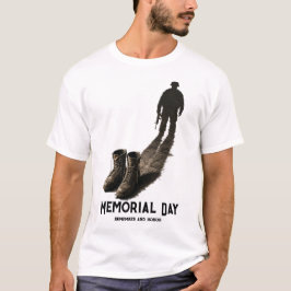 Stille Moed – Herdenking Memorial Day Soldaat Scha T-shirt