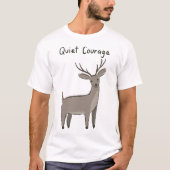 Stille-Moed-Hert-Minimalistisch-Motivatie T-shirt (Voorkant)