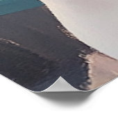 Stille momenten in transit: zachte pastel stedelij poster (Hoek)