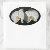 stille momenten ovale sticker (Tas)