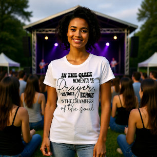 Stille Momenten van Gebed Zijn Stem Ziel T-shirt