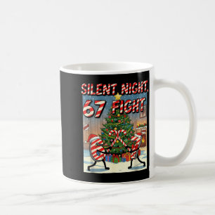 Stille Nacht 67 Strijd Kerst Cartoon T-shirt  Koffiemok