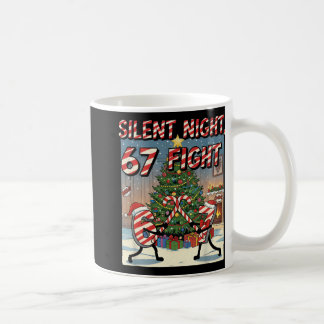 Stille Nacht 67 Strijd Kerstmis Cartoon T-shirt Koffiemok